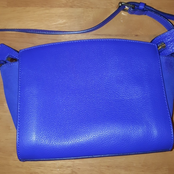 Vince Camuto blue leather crossbody bag - Picture 4 of 8